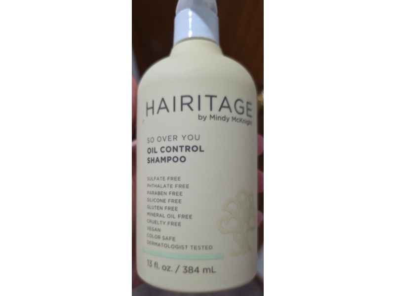 Hairitage By Mindy McKnight So Over You Oil Control Shampoo, 13 fl oz/384 mL