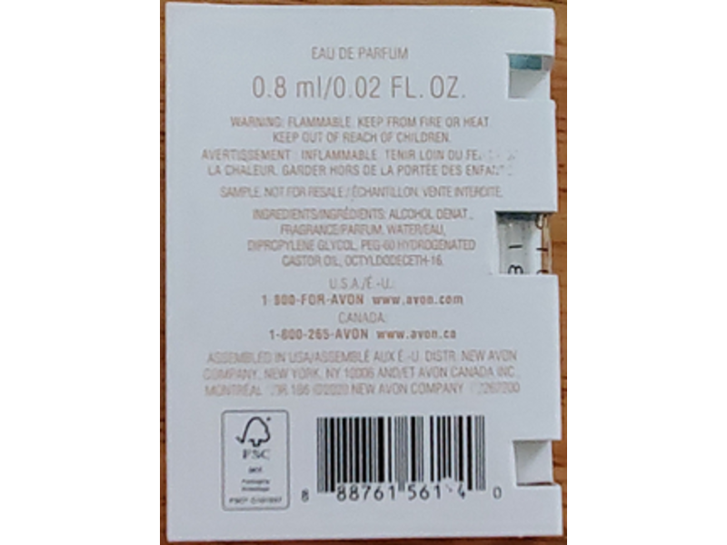 Avon Studio 1886 XXI Eau De Parfum, 0.02 fl oz/0.8 mL