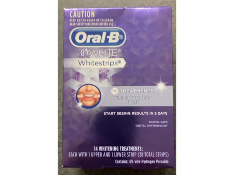 Oral-B 3D White Strips Treatment, 28 Count