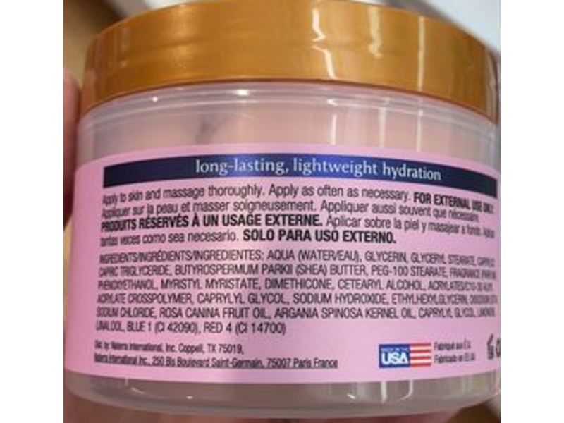 Tree Hut Whipped Shea Body Butter, Roship And Argan Oils, 8.4 oz/240 g