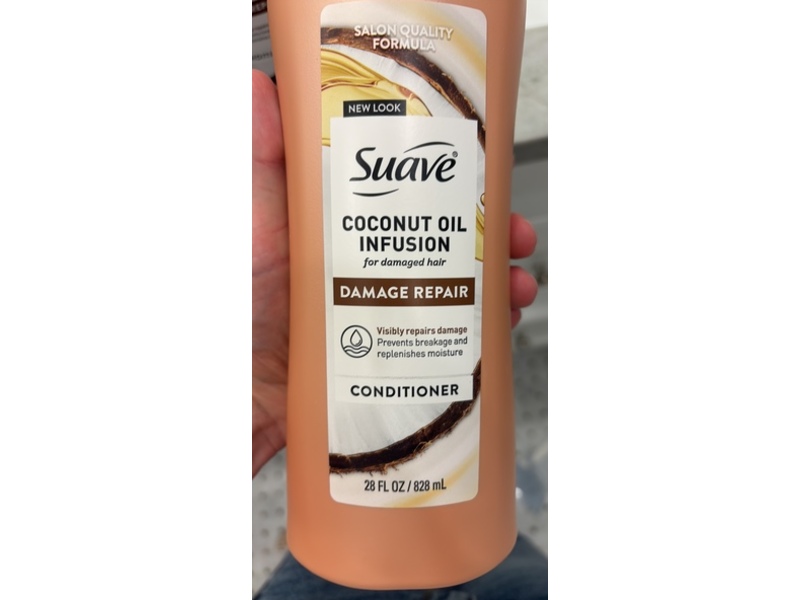 Suave Coconut Oil Infusion Damage Repair Conditioner, 28 fl oz/828 mL
