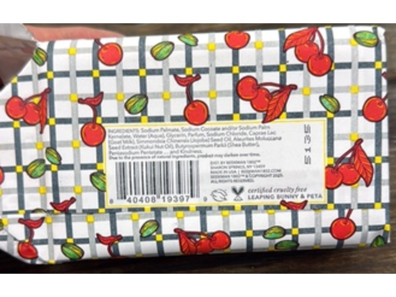 Beekman 1802 Goat Milk Soap, Pistachio & Dark Cherry, 9 oz/255 g