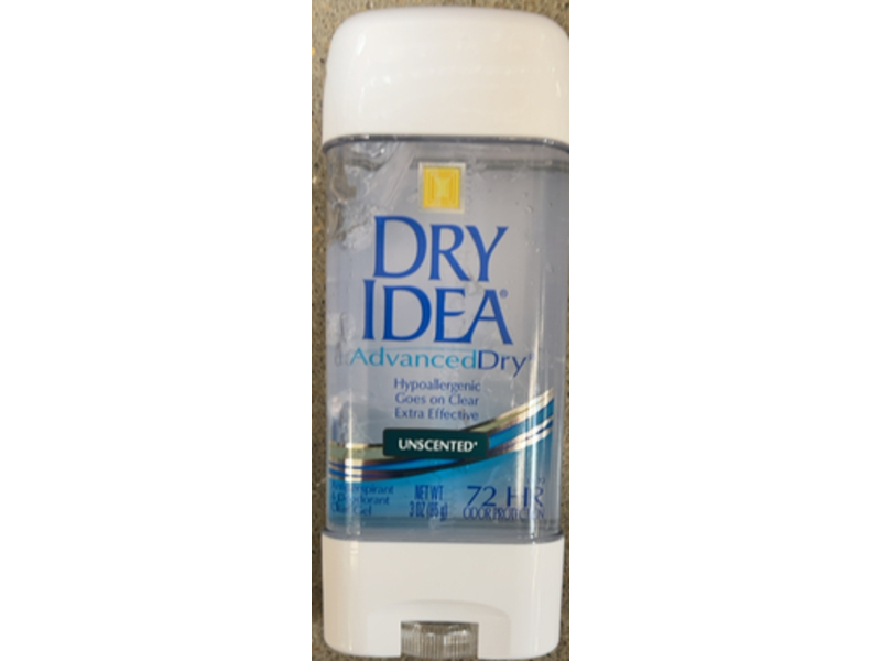 Dry Idea AdvancedDryClear 24 HR Antiperspirant & Deodorant Clear Gel, 3 oz/(85 g)