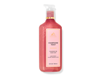 Bath & Body Works White Barn Cleansing Gel Hand Soap, Champagne Toast, 8 fl oz/236 mL