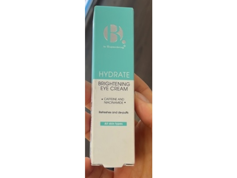 Superdrug Hydrate Brightening Eye Cream, Caffeine & Niacinamide, 15 mL