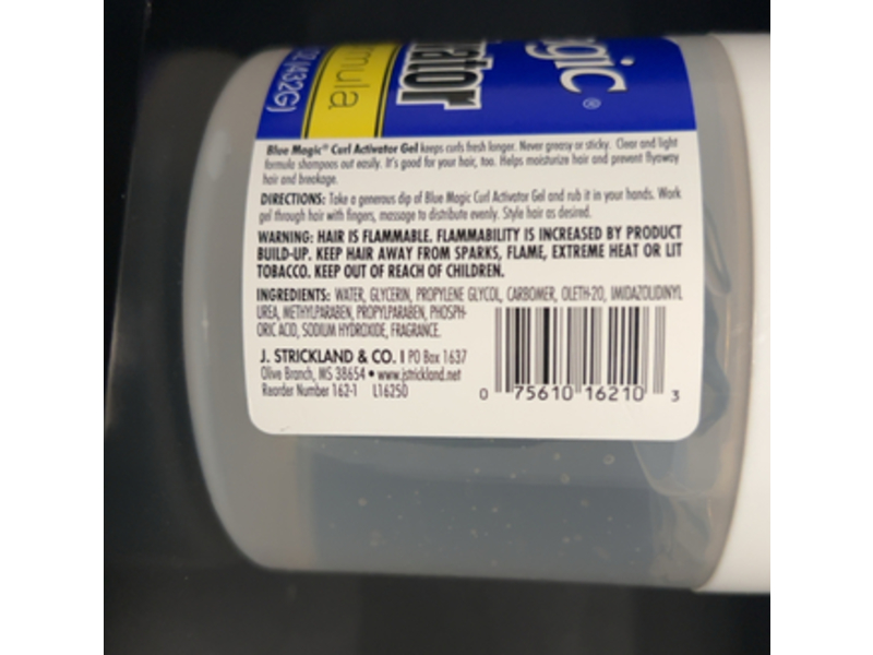 Blue Magic Curl Activator Gel, 15.25 oz/432 g