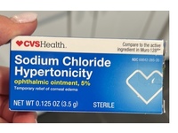 CVS Health Sodium Chloride Hypertonicity Ophthalmic Ointment 5%, 0.125 oz/3.5 g - Image 3