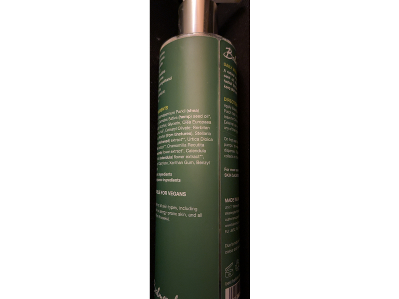 Balmonds Daily Moisturizing Cream, Hemp & Shea, 10.5 oz/300 mL