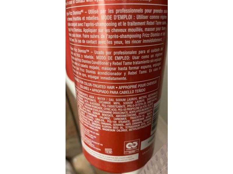 Redken Frizz Dismiss Shampoo, Sulfate-Free, 33.8 fl oz/1000 mL