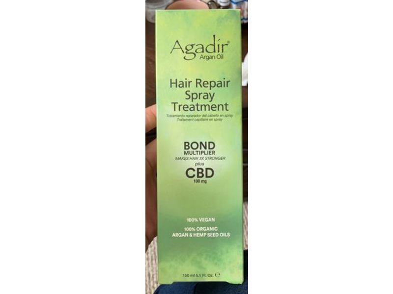 Agadir Hair Repair Spray Treatment, Bond Multiplier Plus Cbd, 5.1 fl oz/150 mL