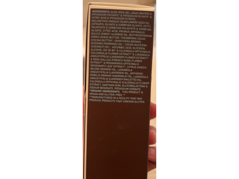 Pangea Organics Facial Cleanser, Egyptian Calendula & Blood Orange, 4 fl oz/118 mL