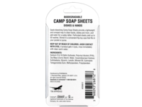 Coleman Biodegradable Dishes & Hands Camp Soap Sheets , 25 Count - thumbnail 2