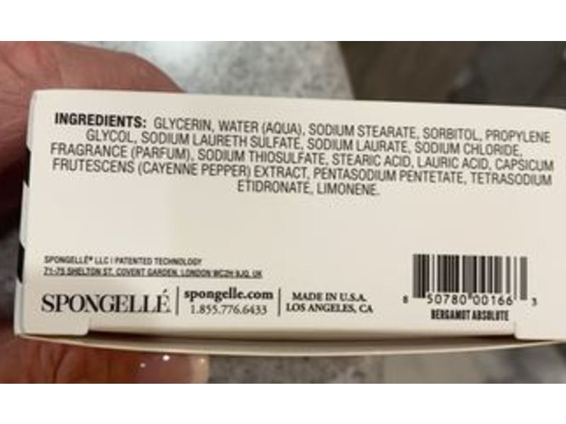 Spongelle Men's Extreme Buffer With Build-In Body Wash, 2.5 oz/70.8 g