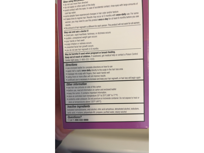 Kroger Minoxidil Hair Regrowth Treatment, 4.22 oz/120 g