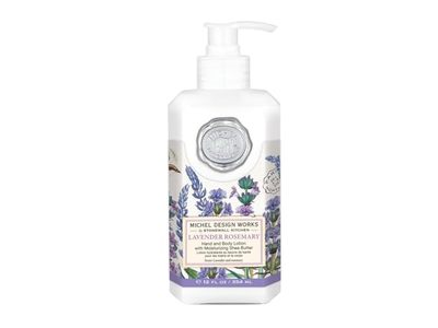 Stonewall Kitchen Michel Design Works Hand & Body Lotion, Lavender & Rosemary, 12 fl oz/354 mL