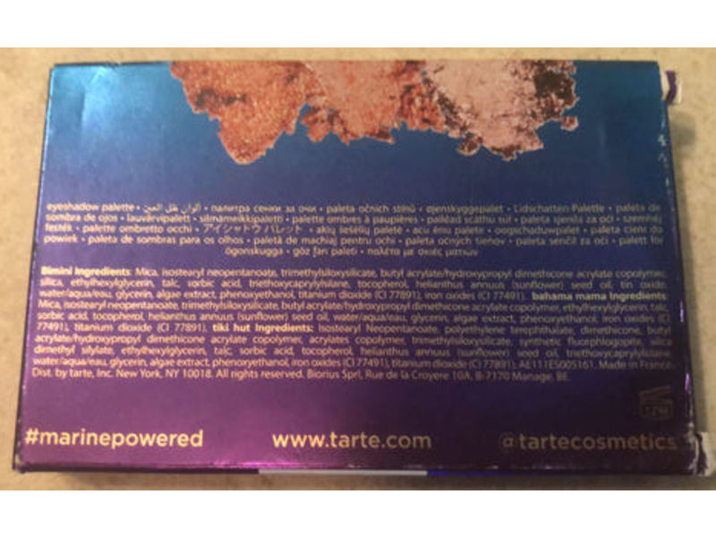 Tarte Rainforest Of The Sea Foil Finger Paint Trios, Bahamas, 0.09 oz/1 g