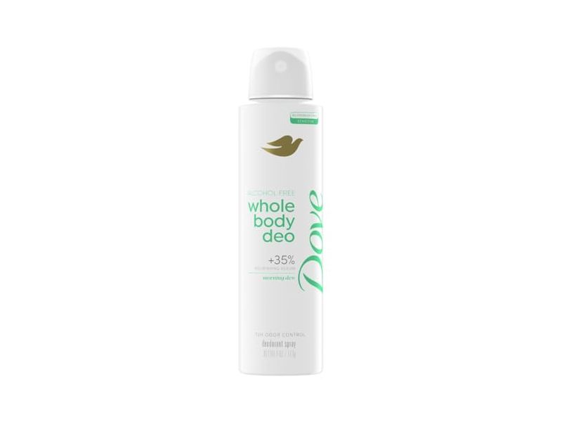 Dove Whole Body Deo Deodorant Spray, Morning Dew, 4 oz/113 g