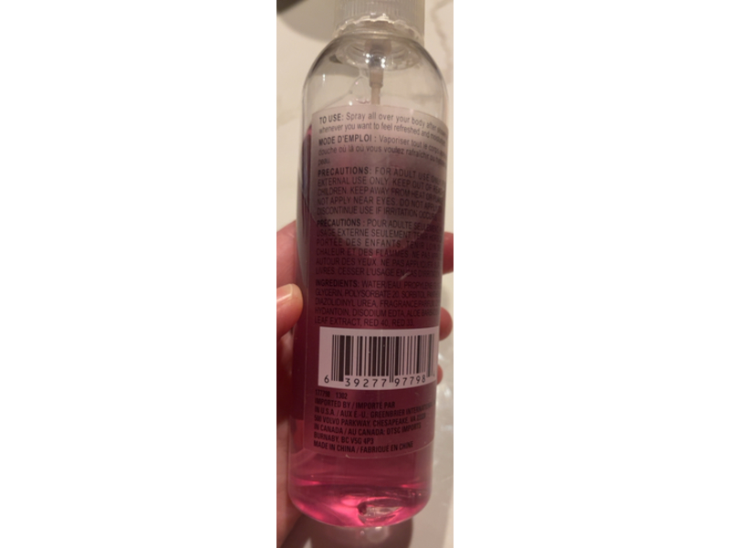 April Bath & Shower Body Splash, Hawaiian Blossom & Plum Scented, 6.1 fl oz/180 mL