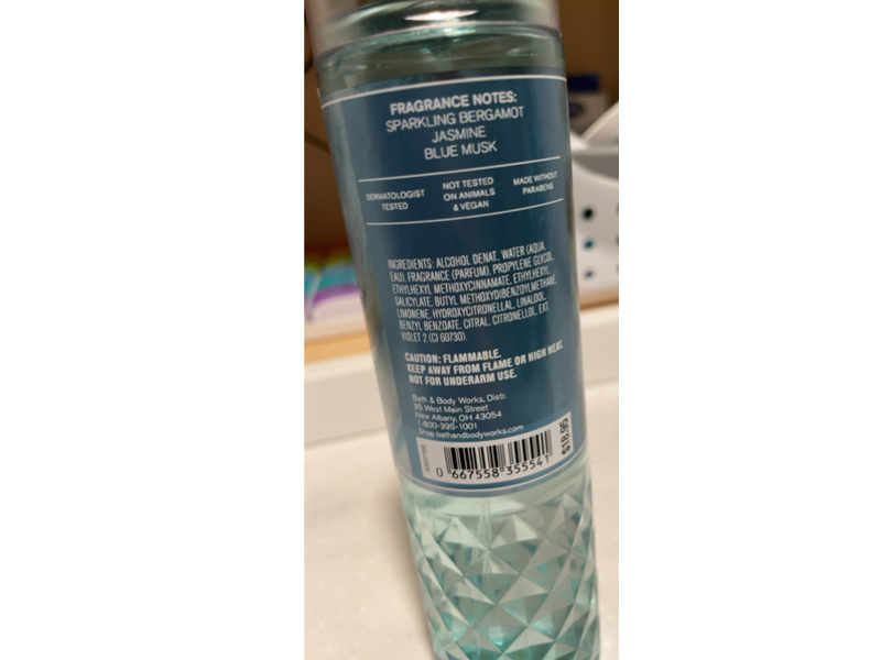 Bath & Body Works Fine Fragrance Mist, Underwater Oasis, 8 fl oz/236 mL