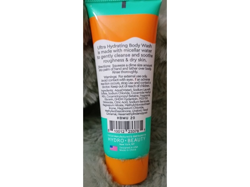 Hydro Beauty Ultra Hydrating Body Wash, Micellar Water, 1 fl oz/29 mL