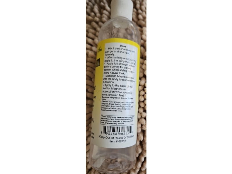 Health & Wisdom Inc Magnesium Gel, Seaweed Extract, 12 fl oz/355 mL