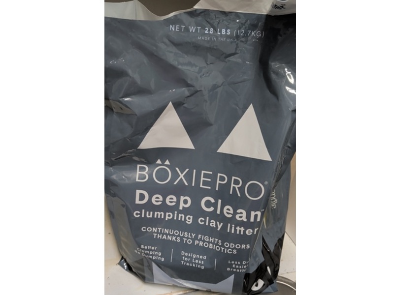 BoxiePro Deep Clean Clumping Clay Cat Litter, 12.7 kg