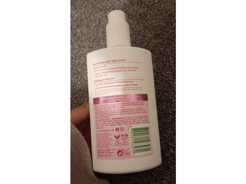 Simple Smoothing Gel Cleanser, 240 mL