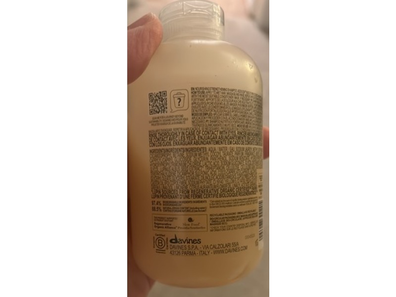 Davines NOUNOU/ Nourishing Shampoo, 8.5 fl oz/250 mL