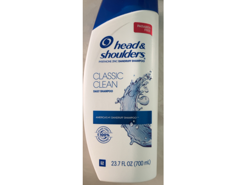 Head & Shoulders Dandruff Shampoo, Classic Clean, 23.7 fl oz/700 mL