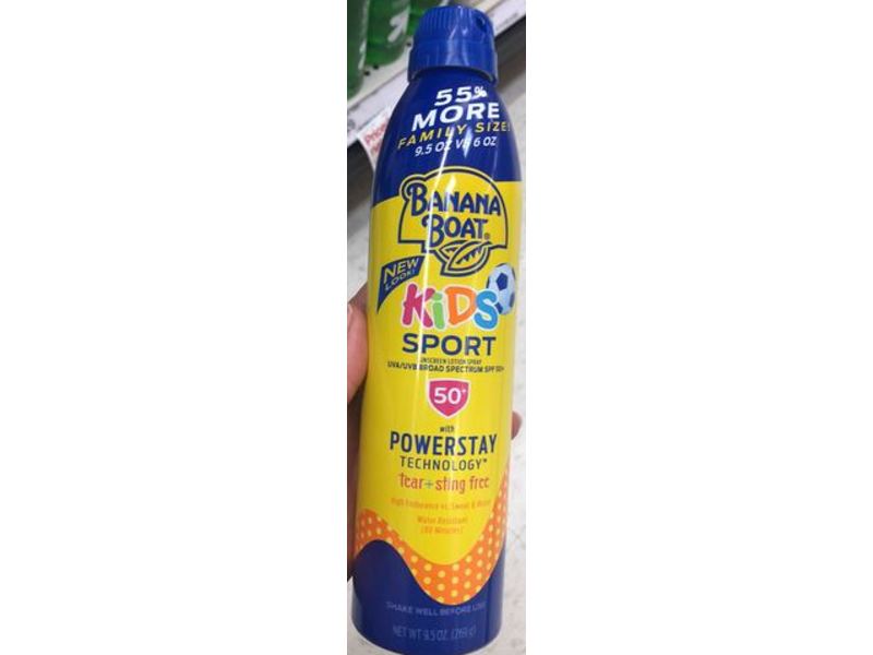 Banana Boat Kids Sport Spray, SPF 50, 9.5 oz / 269 g