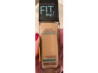 Maybelline New York Fit Me Matte + Poreless Foundation Makeup, Natural Beige, 1 fl oz/30 mL - thumbnail 4