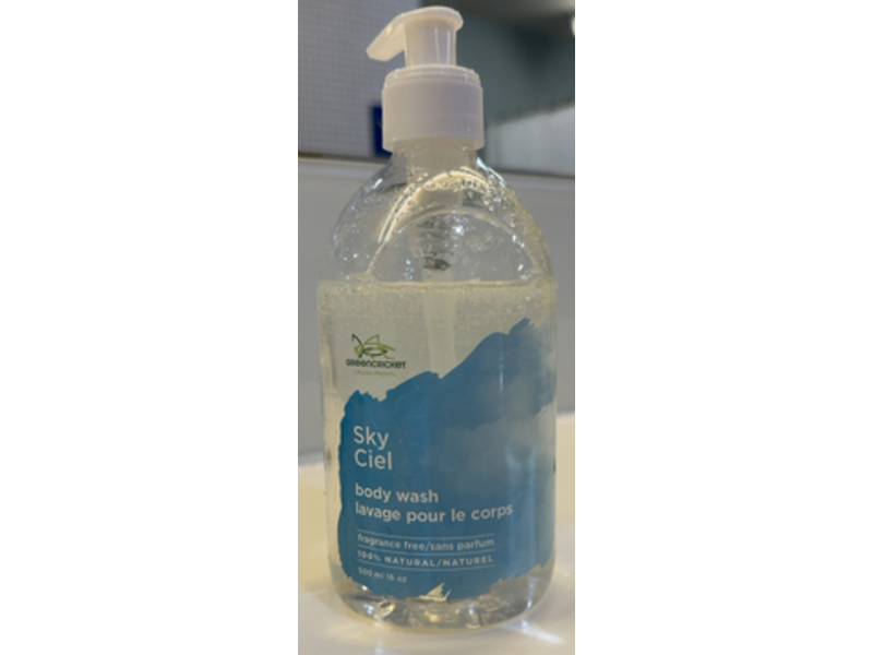 The Green Cricket Body Wash, 16 oz/500 mL