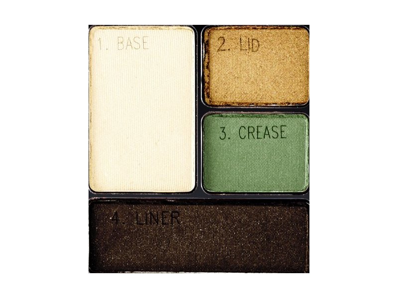 Maybelline New York Expert Wear Eyeshadow Quads, Emerald Smokes, 0.17 oz/4.8 g