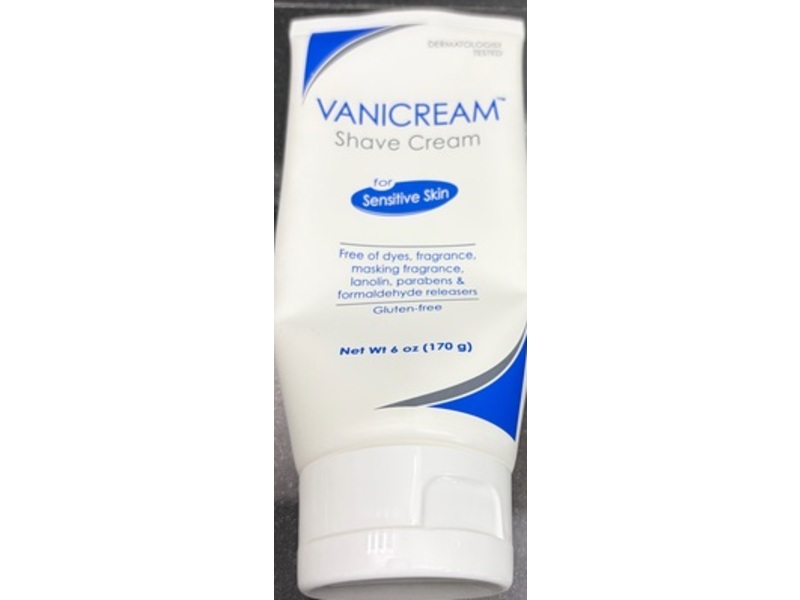 Vanicream Shave Cream, 6 fl oz/170 g