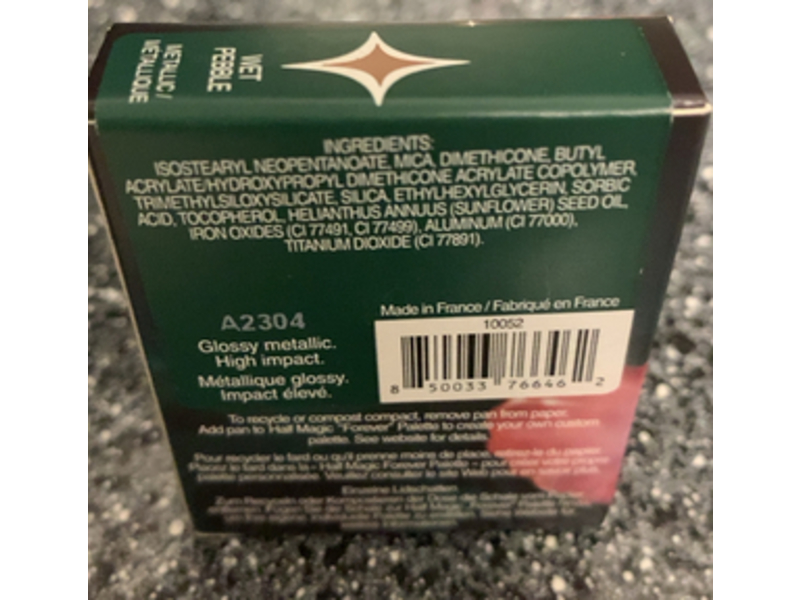 Half Magic Eyeshadow, Wet Pebble, 0.04 oz/1.0 g