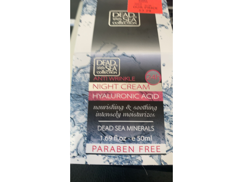 Dead Sea Collection Anti-Wrinkle Day Cream, 1.69 fl oz/50 mL