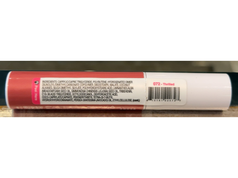 Pretty Smart Liquid Fuel Lip Oil, 072 Thrilled, 0.13 fl oz/4 mL