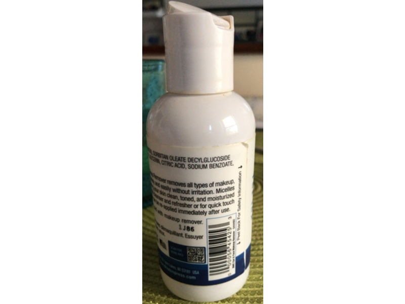 BWC Eye & Face Makeup Remover, 4 fl oz/118 mL