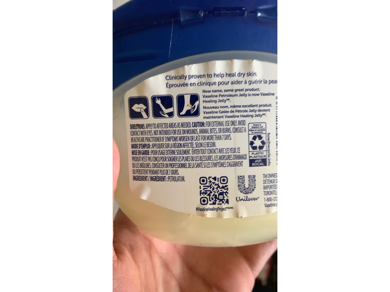 Vaseline Petroleum Jelly, 375 g