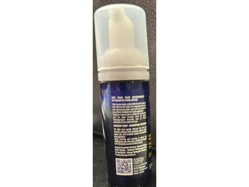 L'Occitane en Provence Immortelle Precious Proactive Cleansing Foam, 1.6 fl oz/50 mL