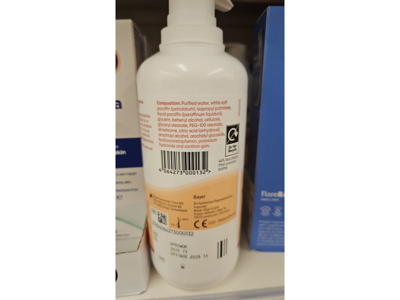 Diprobase Hydrates & Protects Advanced Eczema Cream, 500 mL