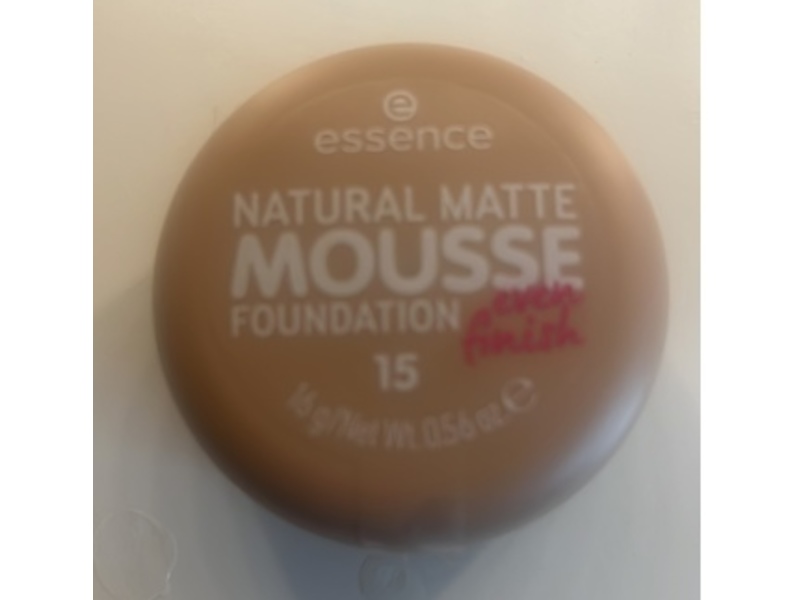 Essence Natural Matte Mousse Foundation, 15, 0.56 oz/16 g
