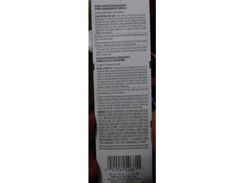 Maybelline New York Instant Age Rewind Eraser Dark Circles Treatment Concealer Makeup, Caramel, 0.2 fl. oz.