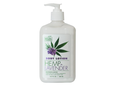 Natural Therapy Body Lotion, Hemp + Lavender, 16.9 fl oz/ 500 mL