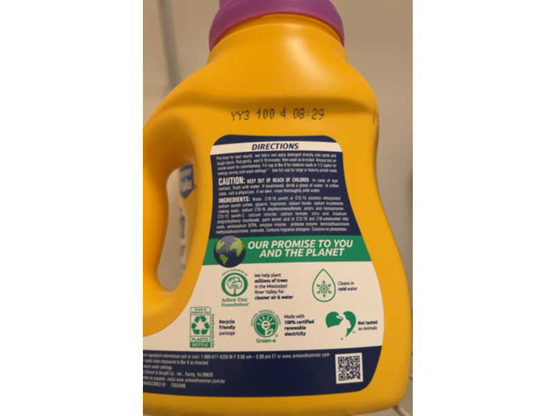 Arm & Hammer Plus Oxi Clean Oder Blaster, Burst, 25 Loads, 32.5 fl oz