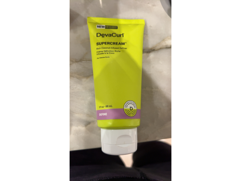 Deva Curl Super Cream, Rich Coconut Infused Definer, Define, 1.5 floz/44 mL