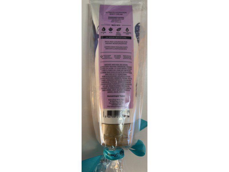 Bath and Body Works Ultimate Hydration Body Cream, Butterfly, 8 fl oz/226 g