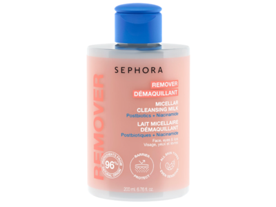 Sephora Remover Micellar Cleansing Milk, Postbiotics + Niacinamide, 6.76 fl oz/200 mL