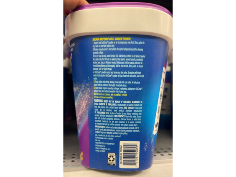 OxiClean Odor Blasters Versatile Odor & Stain Remover, 2.27 kg.