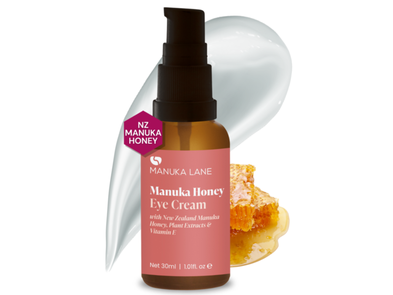 Manuka Lane Firming & Hydrating Eye Cream, Manuka Honey, 1.0 fl oz/30 mL